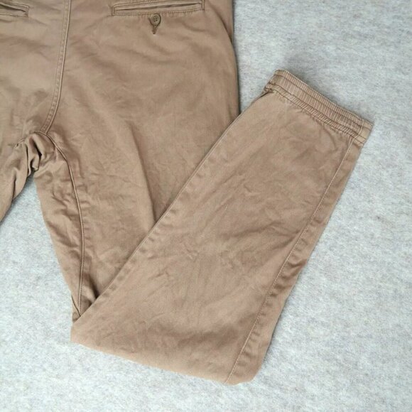 Charles and a Half Khaki Jogger Pants Tan Stretch Drawstring 36x30 Men's Medium - Picture 10 of 12